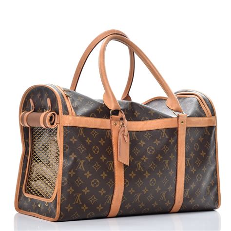 lv pet carrier 50|louis vuitton dog leash.